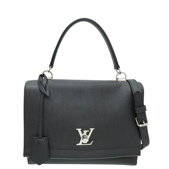 Louis Vuitton Black Lockme II Top Handle Bag – The Closet