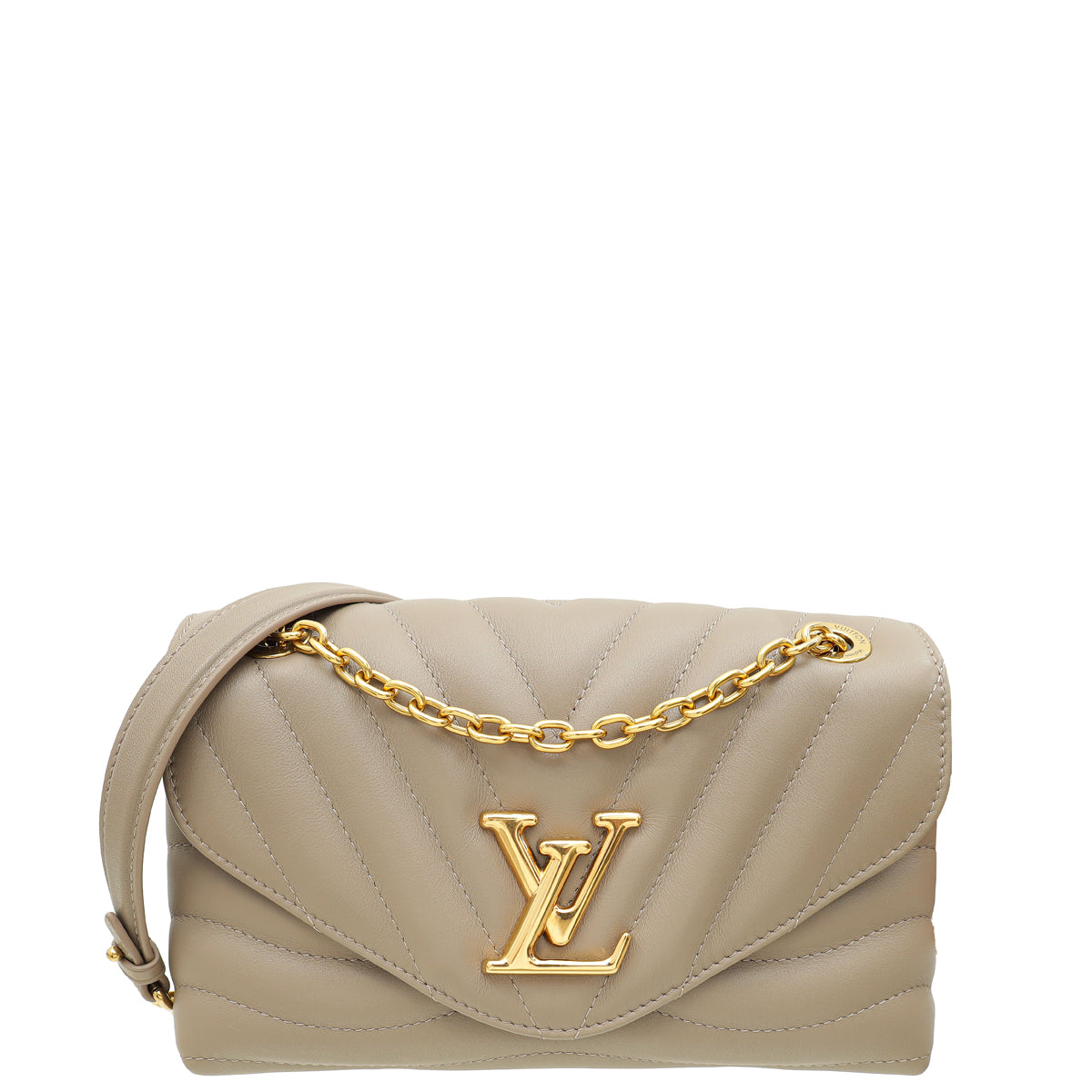 Louis Vuitton Taupe New Wave Flap Chain Bag