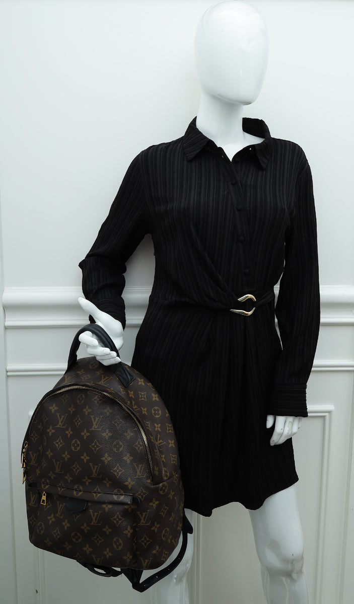 Louis Vuitton Monogram Black Palm Spring MM BackPack Bag – The Closet