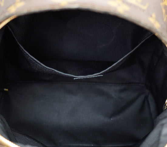 Louis Vuitton Monogram Black Palm Spring MM BackPack Bag