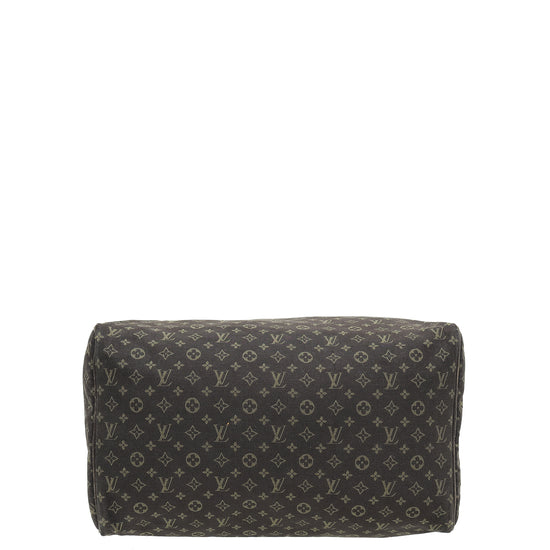 Louis Vuitton Brown Monogram Mini Lin Speedy 30 Bag