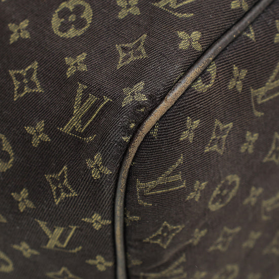 Louis Vuitton Brown Monogram Mini Lin Speedy 30 Bag