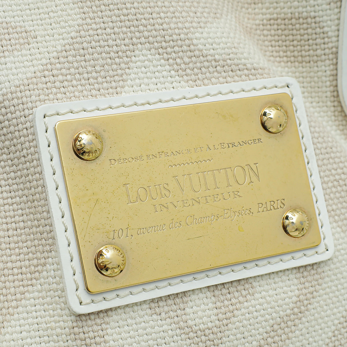 fake louis vuitton backpack inventpdt Louis Vuitton Cream Tahitienne Cabas PM Bag – THE CLOSET