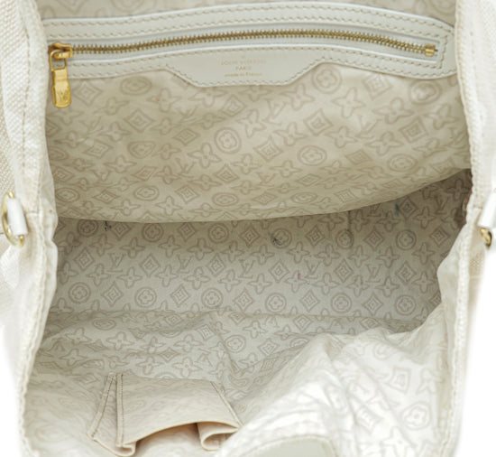 Louis Vuitton Cream Tahitienne Cabas PM Bag