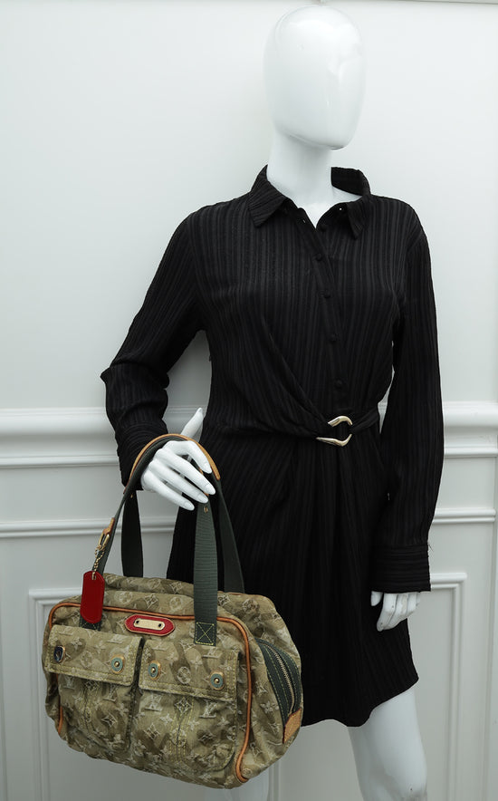 Authentic Louis Vuitton Limited Edition Denim Jasmine Monogramouflage Bag