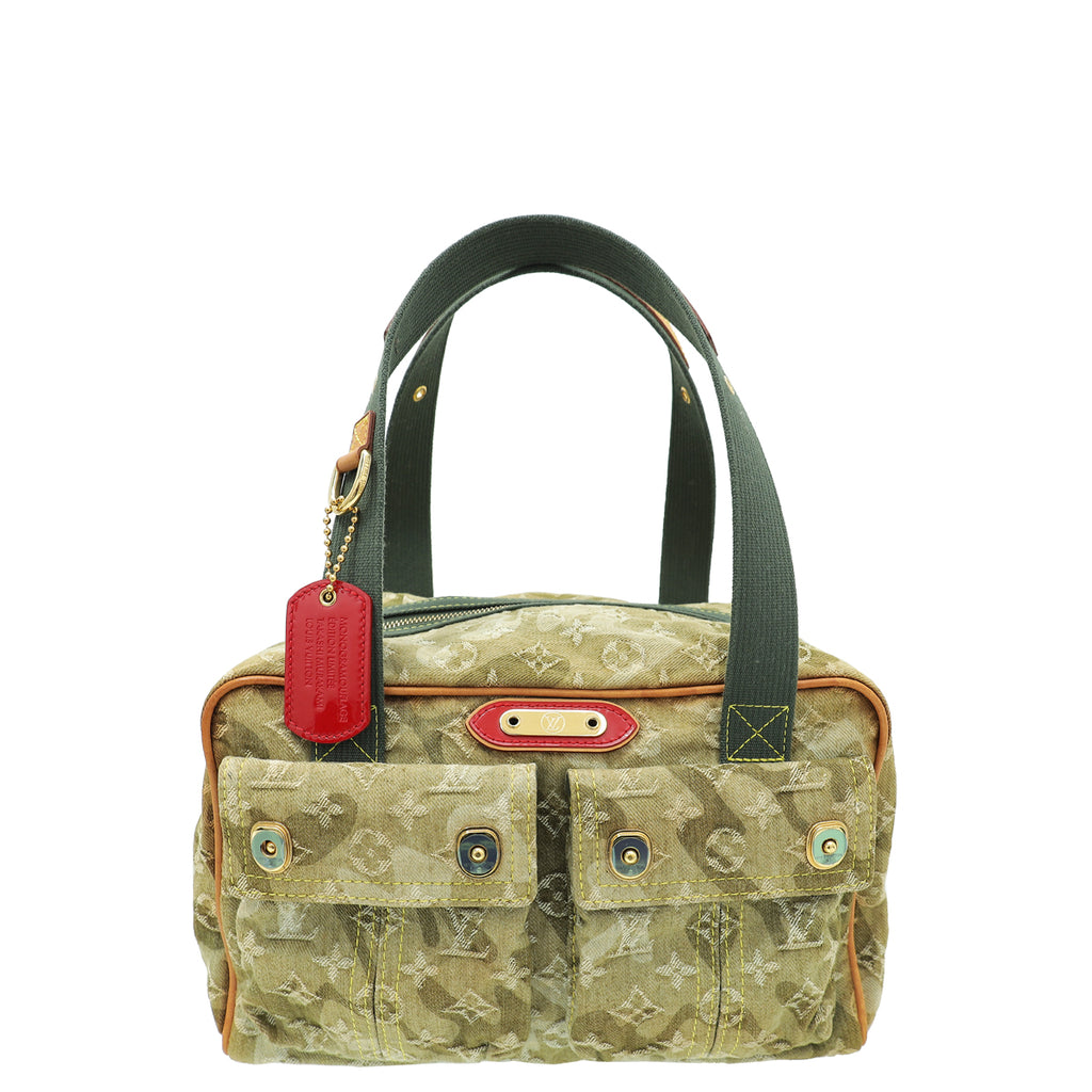 Louis Vuitton Denim Monogramouflage Jasmine Olive Tote - A World