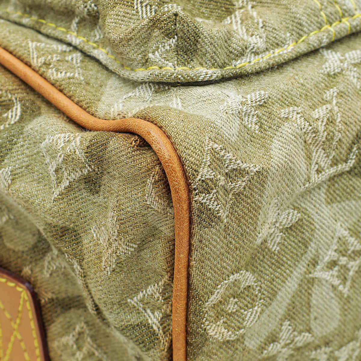 Louis Vuitton Denim Monogramouflage Jasmine Olive Tote - A World