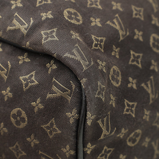 Louis Vuitton Brown Monogram Mini Lin Idylle Speedy 30 Bandouliere Bag