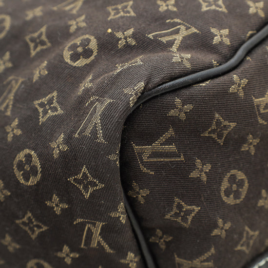 Louis Vuitton Brown Monogram Mini Lin Idylle Speedy 30 Bandouliere Bag