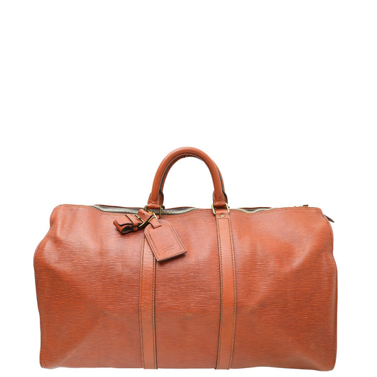 Louis Vuitton Brown Vintage Keepall 50 Bag