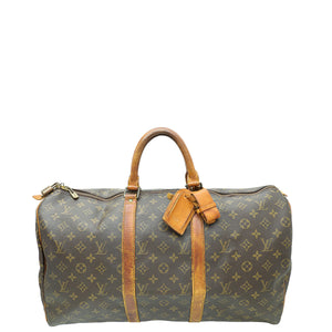 حقيبة لويس فويتون الكلاسيكية Monogram Keepall 50