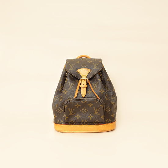 Louis Vuitton Brown Monogram Montsouris Backpack PM Bag-Louis Vuitton-THE CLOSET