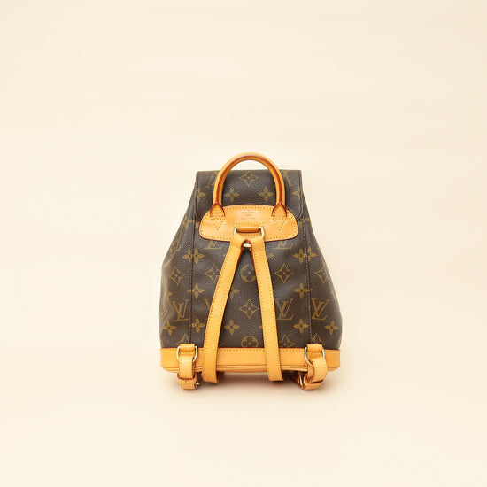 Louis Vuitton Brown Monogram Montsouris Backpack PM Bag-Louis Vuitton-THE CLOSET