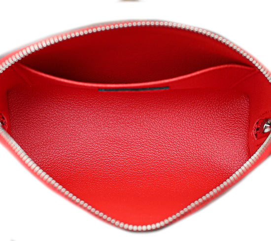 Louis Vuitton Red PM Cosmetic Pouch