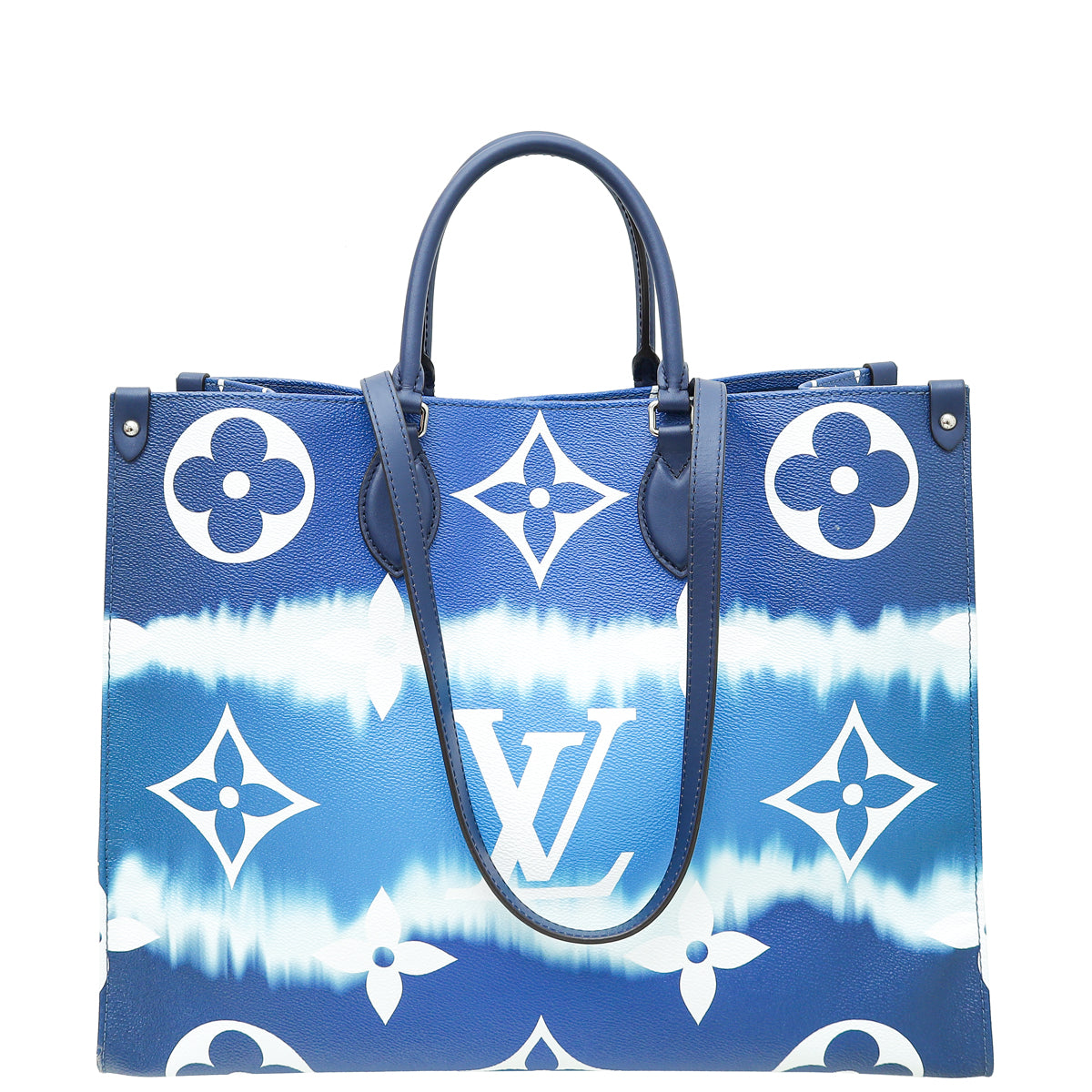 Louis Vuitton Blue Monogram Giant Escale Onthego GM Bag-Louis Vuitton-THE CLOSET
