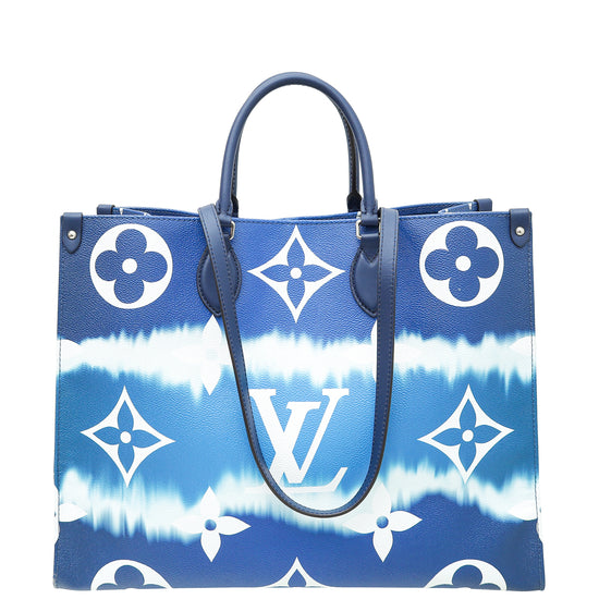Louis Vuitton Blue Monogram Giant Escale Onthego GM Bag