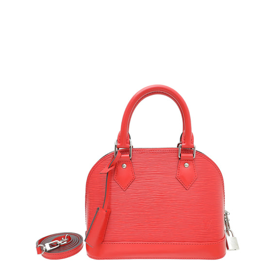 Louis Vuitton Coquelicot Epi Alma Mini Bag - Yoogi's Closet