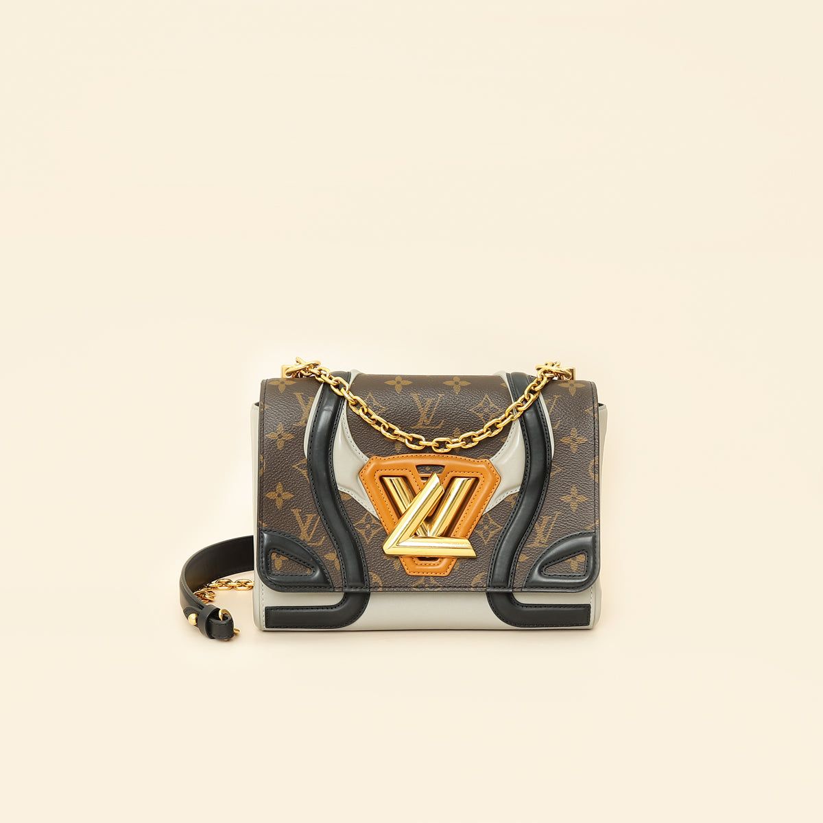 Louis Vuitton Tricolor Monogram Twist MM Bag-Louis Vuitton-THE CLOSET