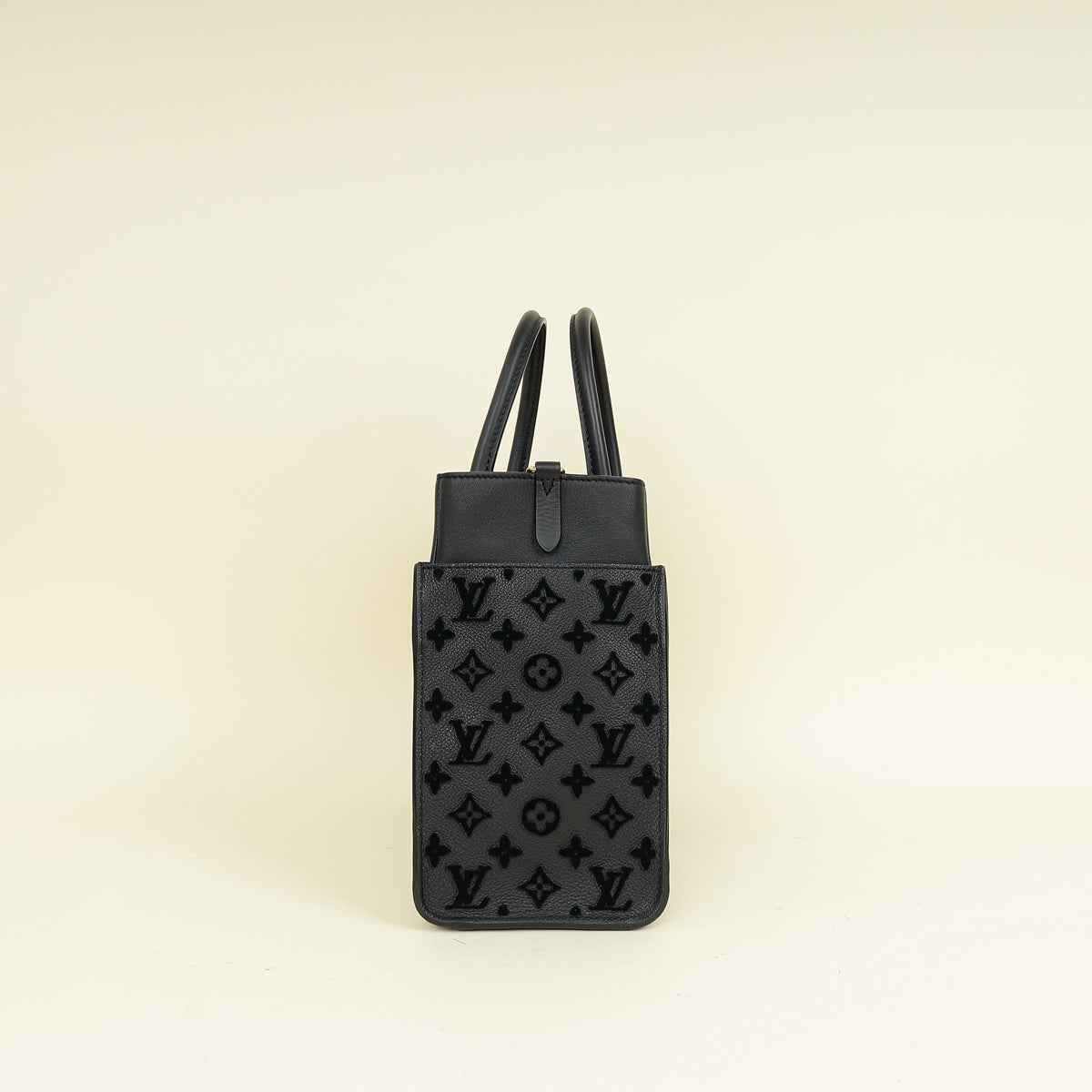 Louis Vuitton Black Monogram Tufting On My Side Bag