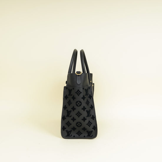 Louis Vuitton Black Monogram Tufting On My Side Bag
