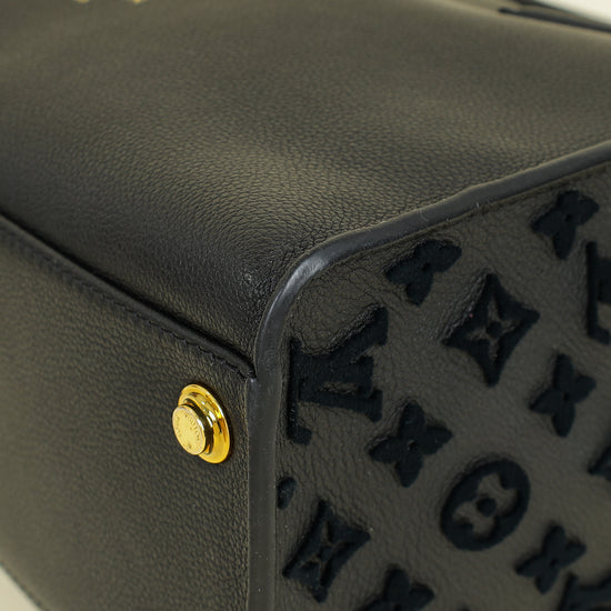 Louis Vuitton Black Monogram Tufting On My Side Bag
