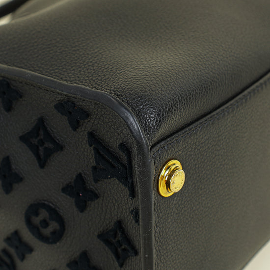Louis Vuitton Black Monogram Tufting On My Side Bag