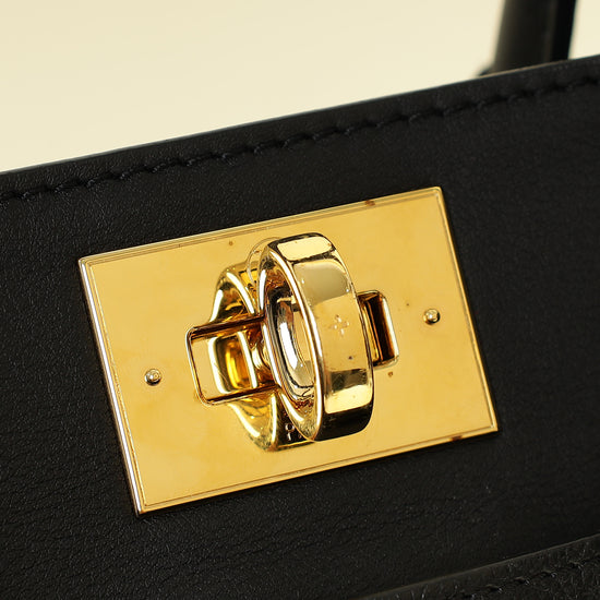 Louis Vuitton Black Monogram Tufting On My Side Bag