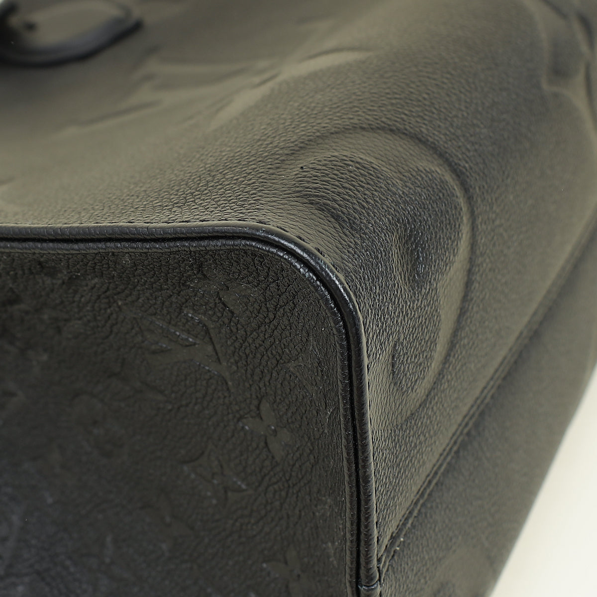 Louis Vuitton Black Monogram empreinte Onthego MM Bag