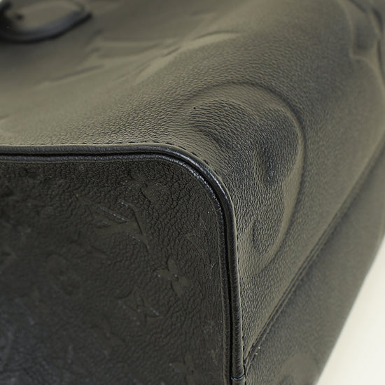 Louis Vuitton Black Monogram empreinte Onthego MM Bag