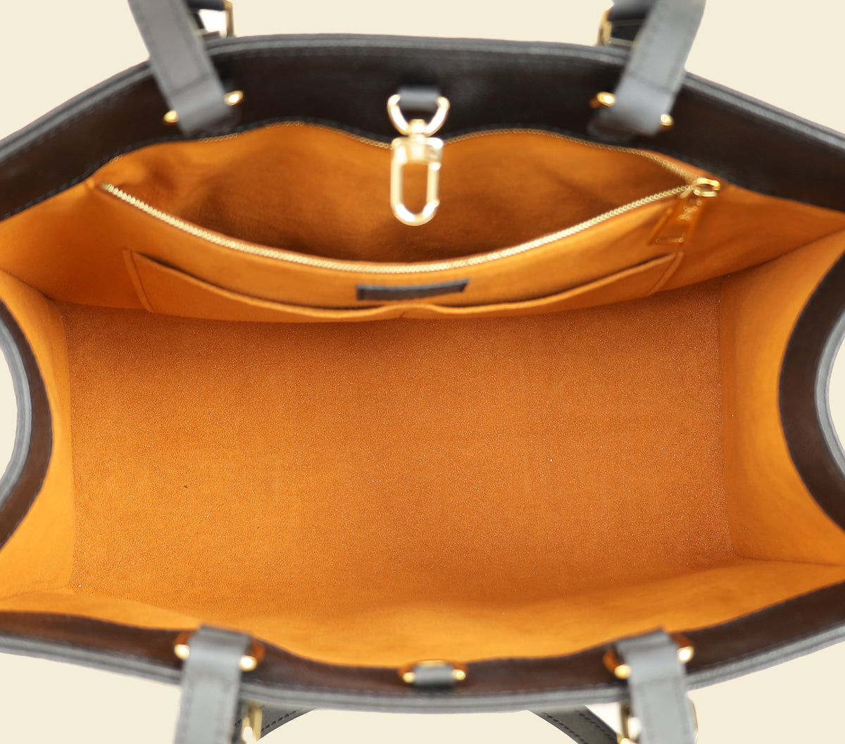 Louis Vuitton Black Monogram empreinte Onthego MM Bag