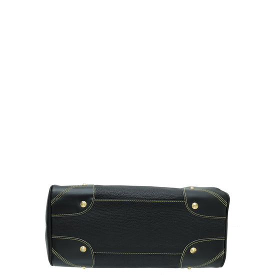 Louis Vuitton Black Suhali Leather Le Radieux Shoulder Bag ref