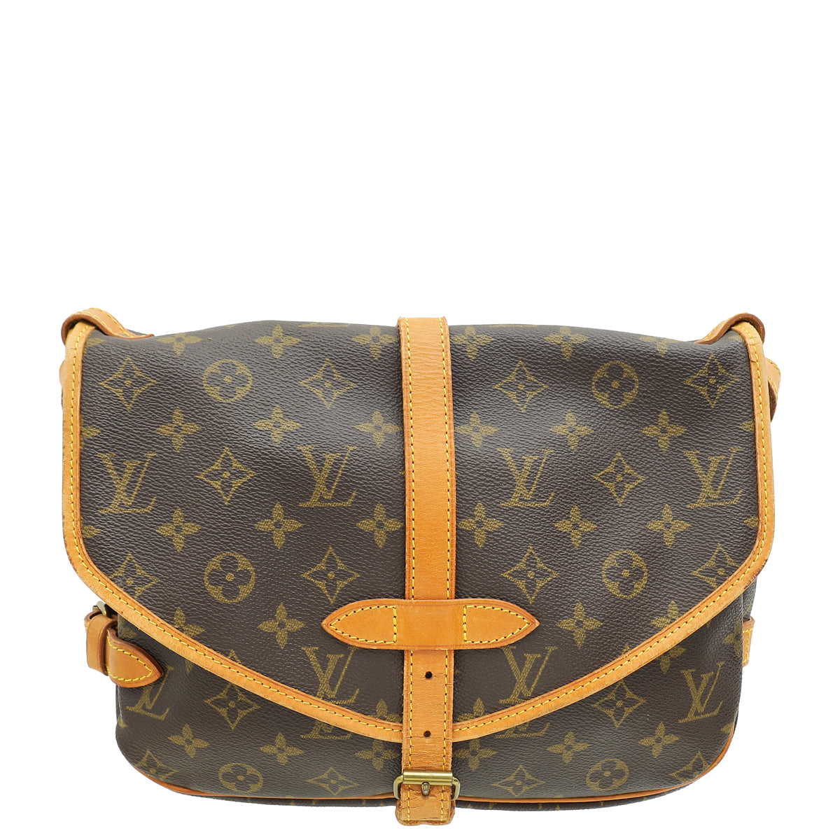 Louis Vuitton Ebene Monogram Saumur PM Bag-Louis Vuitton-THE CLOSET