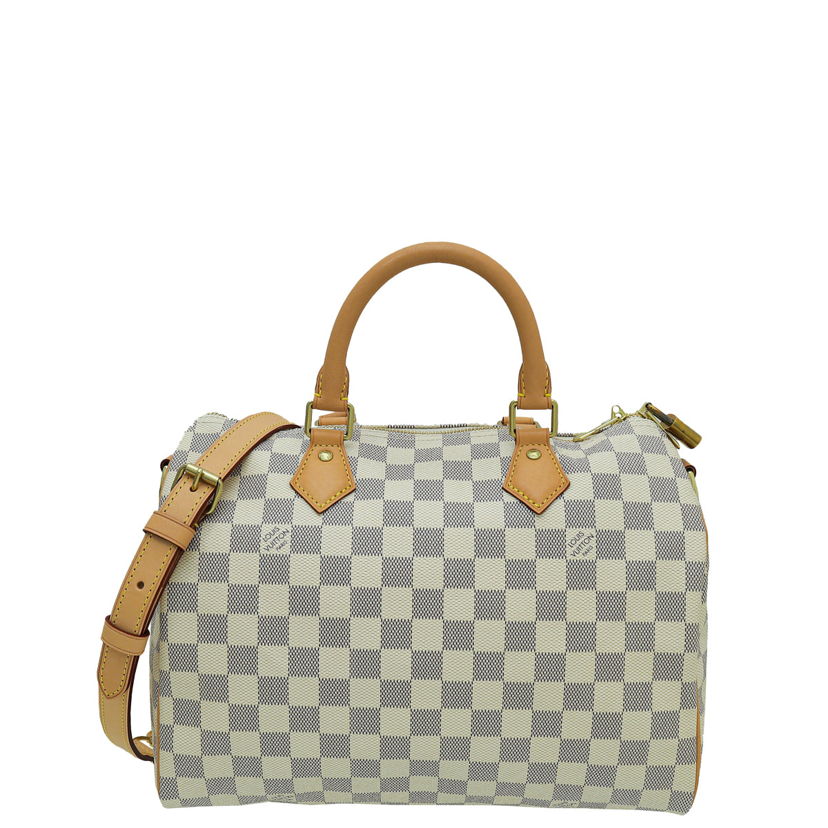 Louis Vuitton Damier Azur Speedy 30 Bandouliere Bag-Louis Vuitton-THE CLOSET