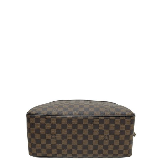 Louis Vuitton Damier Ebene Deauville Vanity Bag