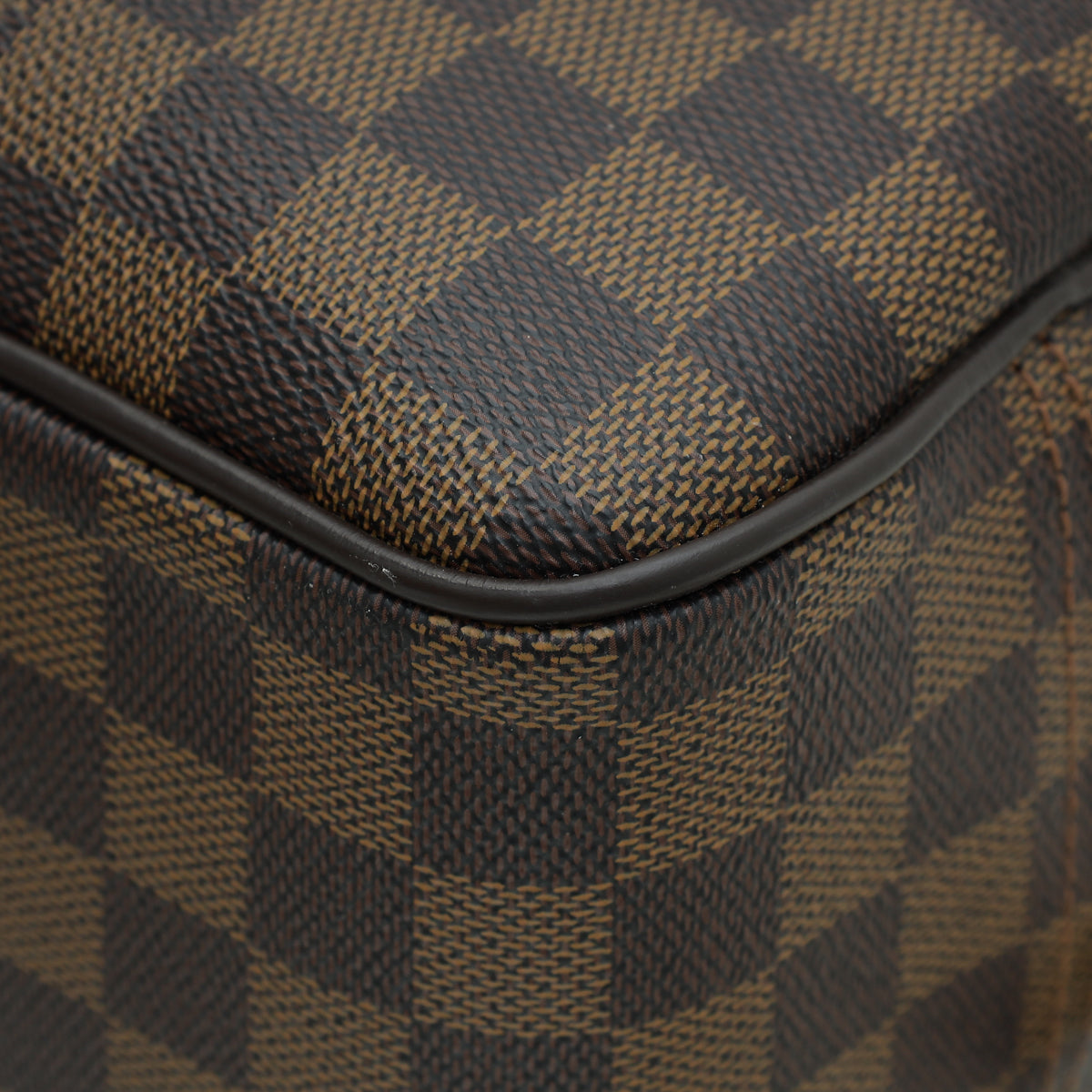 Louis Vuitton Damier Ebene Deauville Vanity Bag