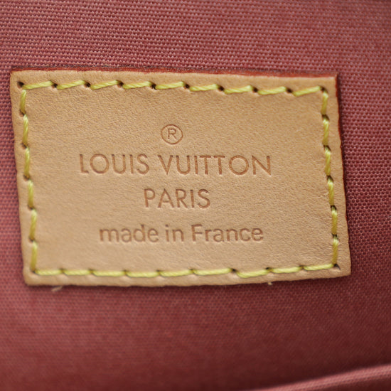 Louis Vuitton Rose Velours Monogram Vernis Alma BB Bag