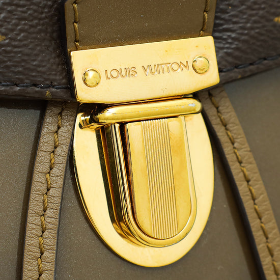 Louis Vuitton Monogram Vert Olive Vernis Hot Springs Backpack Bag