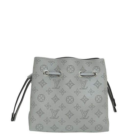 Louis Vuitton Gris Souris Monogram Mahina Leather Bella Bucket Bag