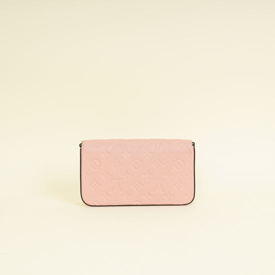 Louis Vuitton Rose Poudre Monogram Empreinte Pochette Felicie