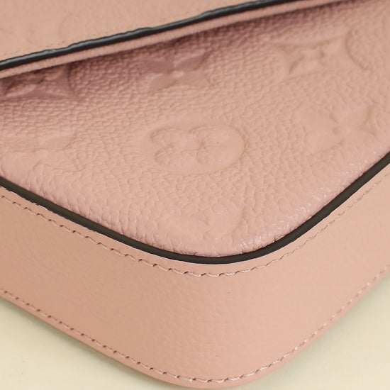 Louis Vuitton Rose Poudre Monogram Empreinte Pochette Felicie