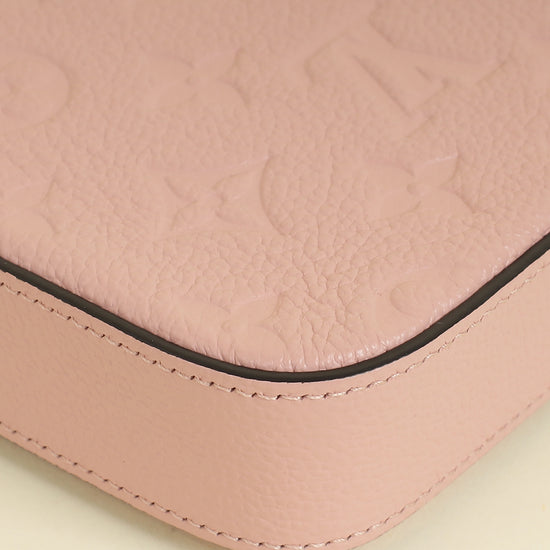 Louis Vuitton Rose Poudre Monogram Empreinte Pochette Felicie