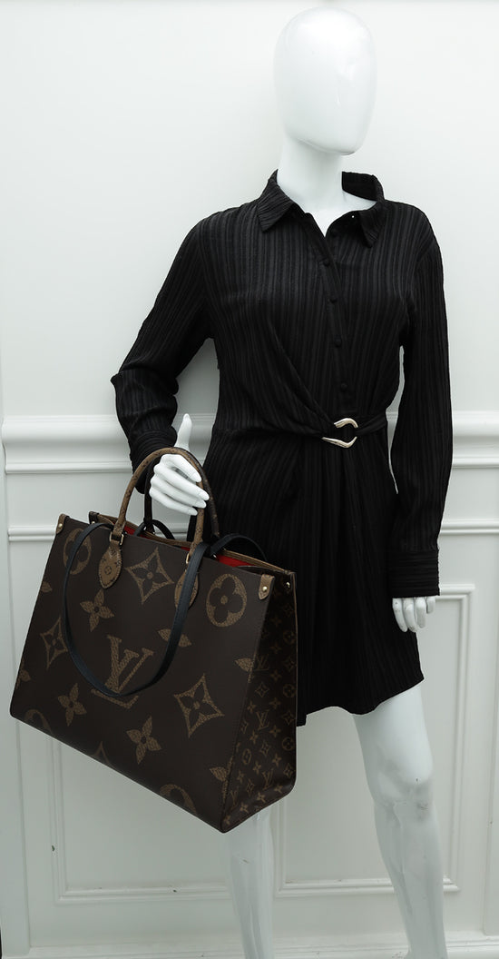 Louis Vuitton Monogram Reverse Onthego GM Bag