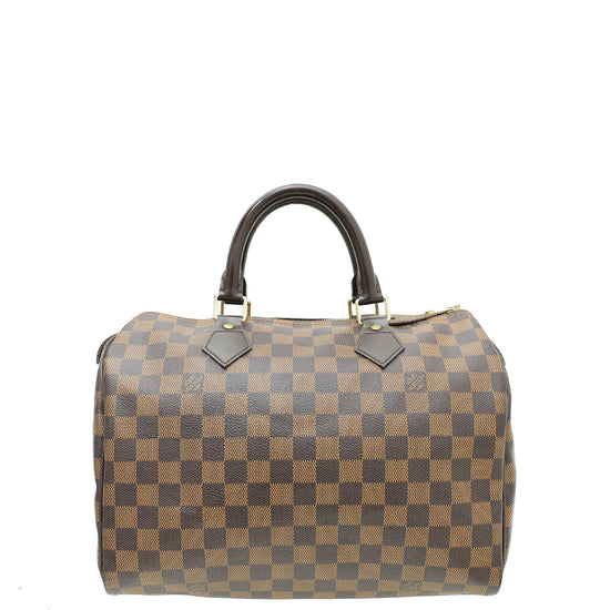 Louis Vuitton Damier Ebene Speedy 30 Bag – The Closet