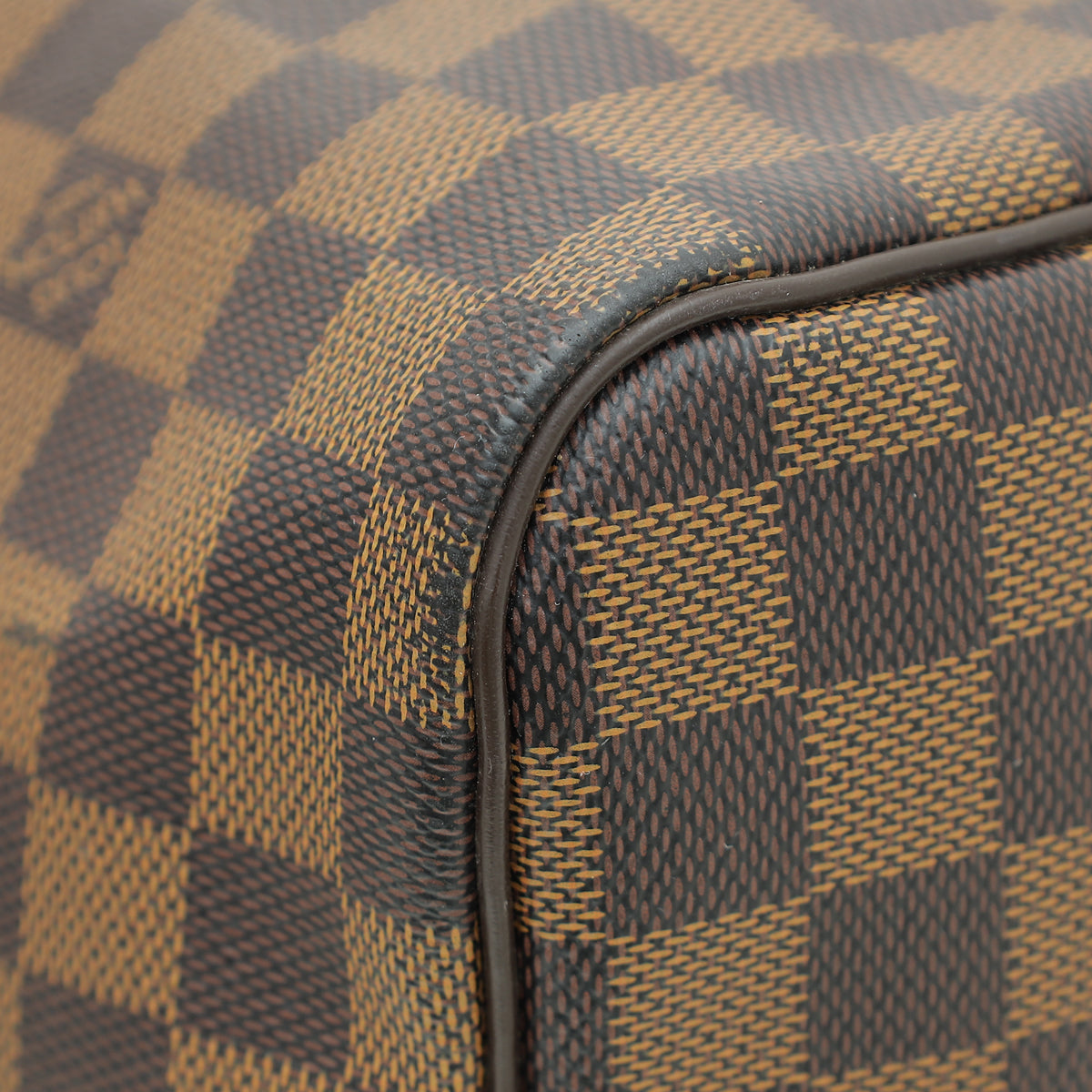 Louis Vuitton Damier Ebene Speedy 30 Boston Bag MM Leather ref.536161 -  Joli Closet