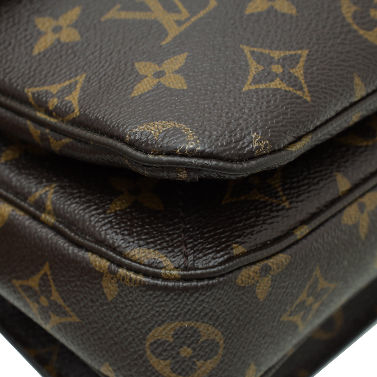 Louis Vuitton Brown Monogram Pochette Metis Bag