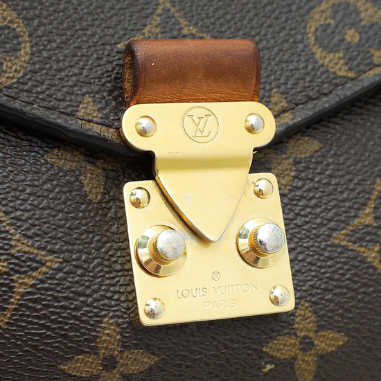 Louis Vuitton Brown Monogram Pochette Metis Bag