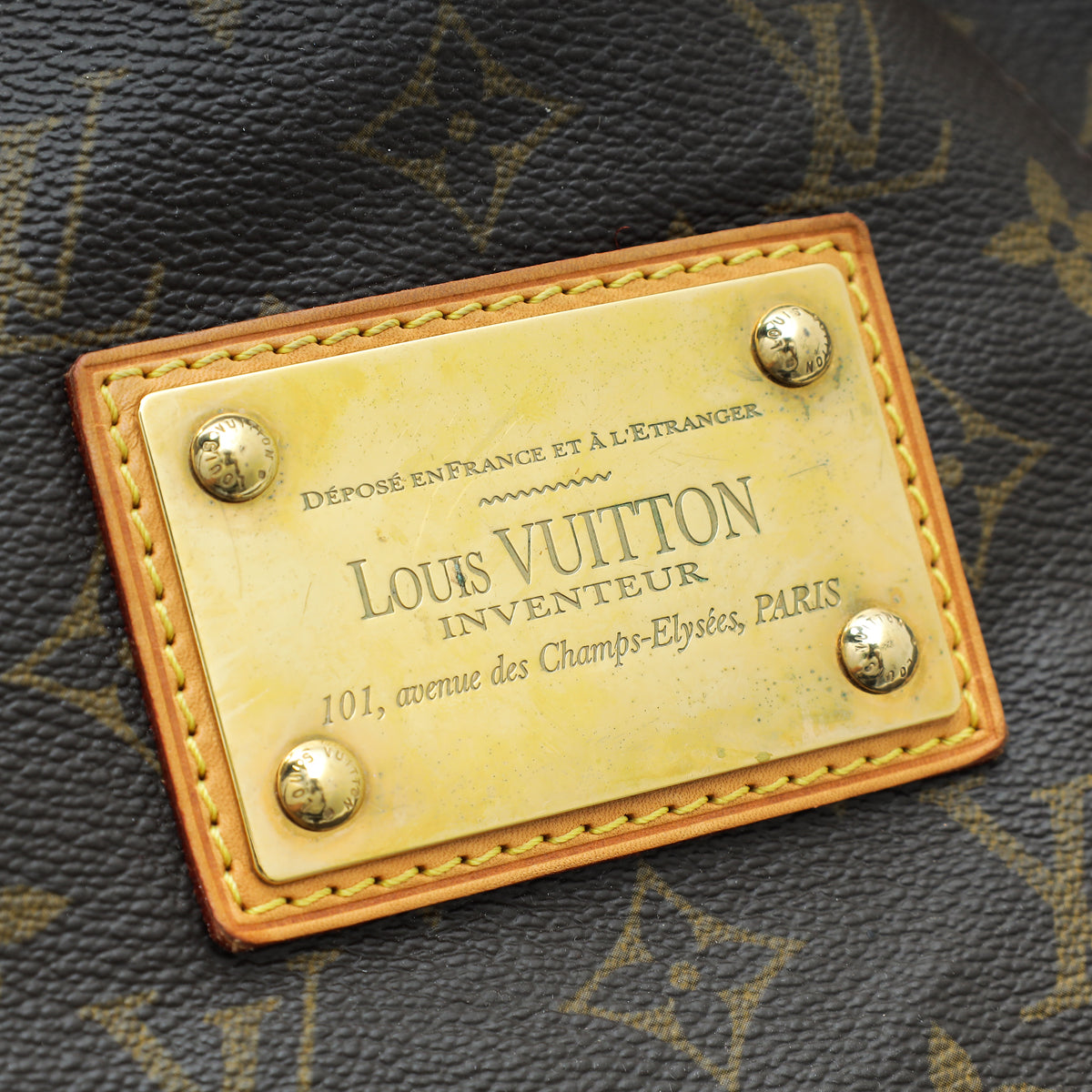 Louis Vuitton Brown Monogram Galliera PM Bag