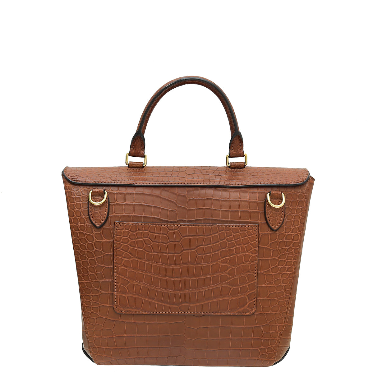 Louis Vuitton Cognac Matte Crocodile Volta Bag-Louis Vuitton-THE CLOSET