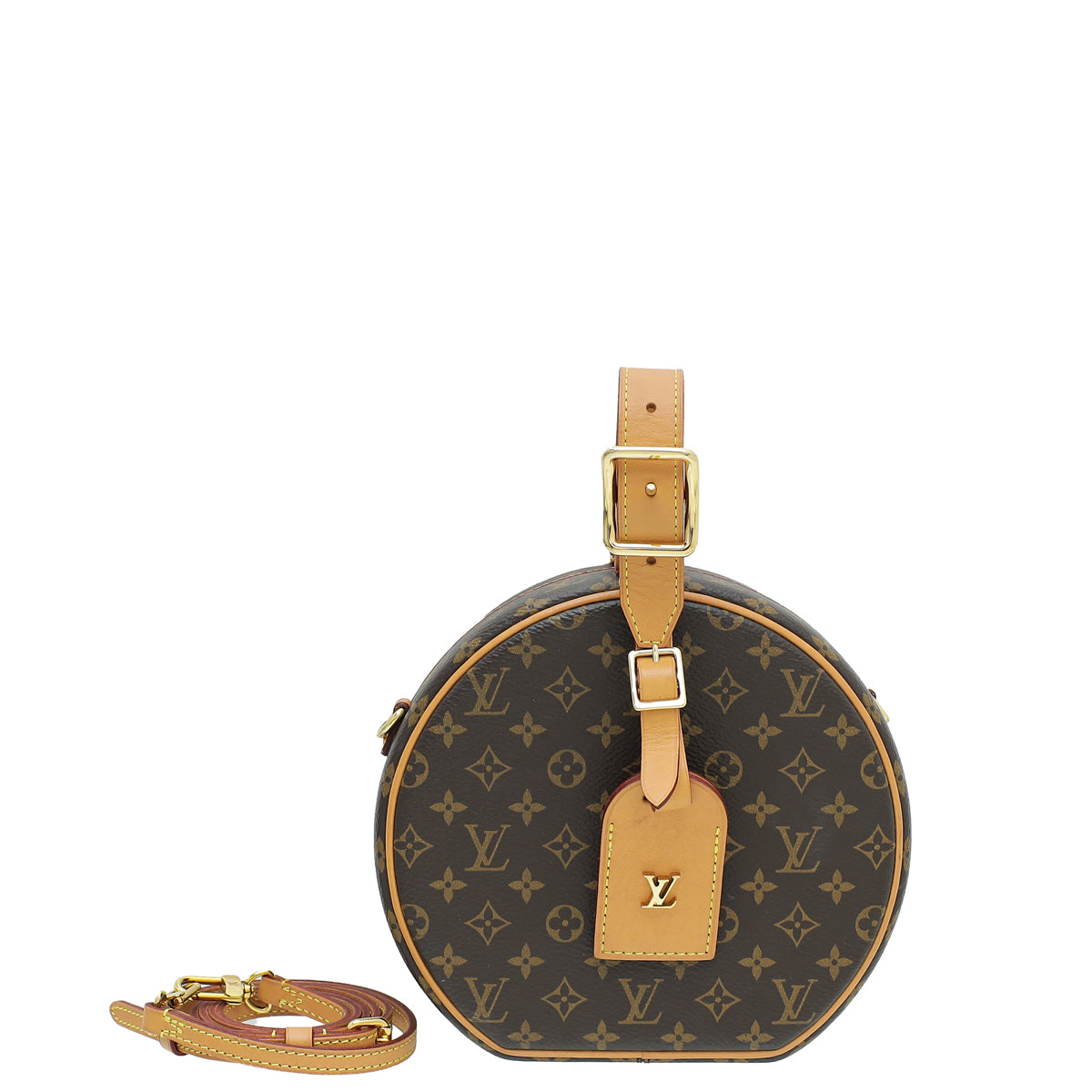 Louis Vuitton Brown Monogram Petite Boite Chapeau Bag-Louis Vuitton-THE CLOSET