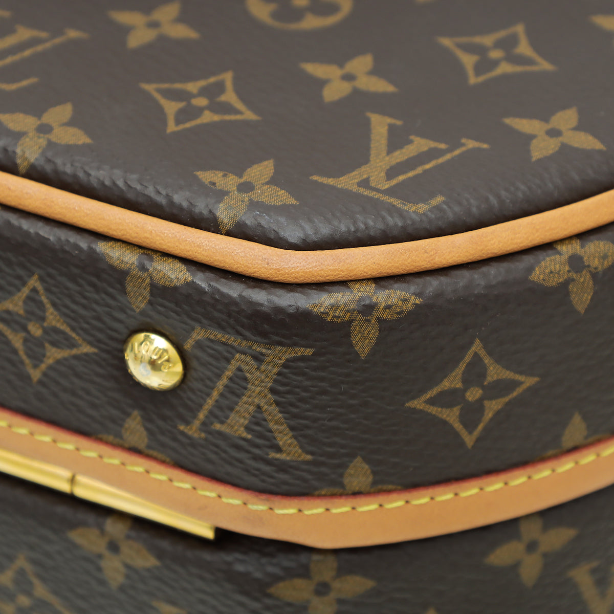 Louis Vuitton Brown Monogram Petite Boite Chapeau Bag